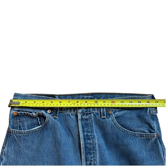 RARE Vintage Levi’s 501xx USA Made Jeans 36 x 30 90s Button Fly Distressed '95 - Picture 9 of 11